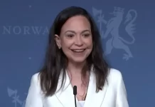 María Corina Machado: “Se necesita coraje para luchar por la libertad»